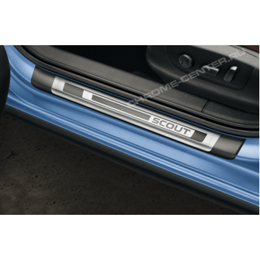 Накладки на пороги (оригинал) Skoda Octavia A7 Scout (2013-) бренд – Skoda Auto (Чехия) главное фото